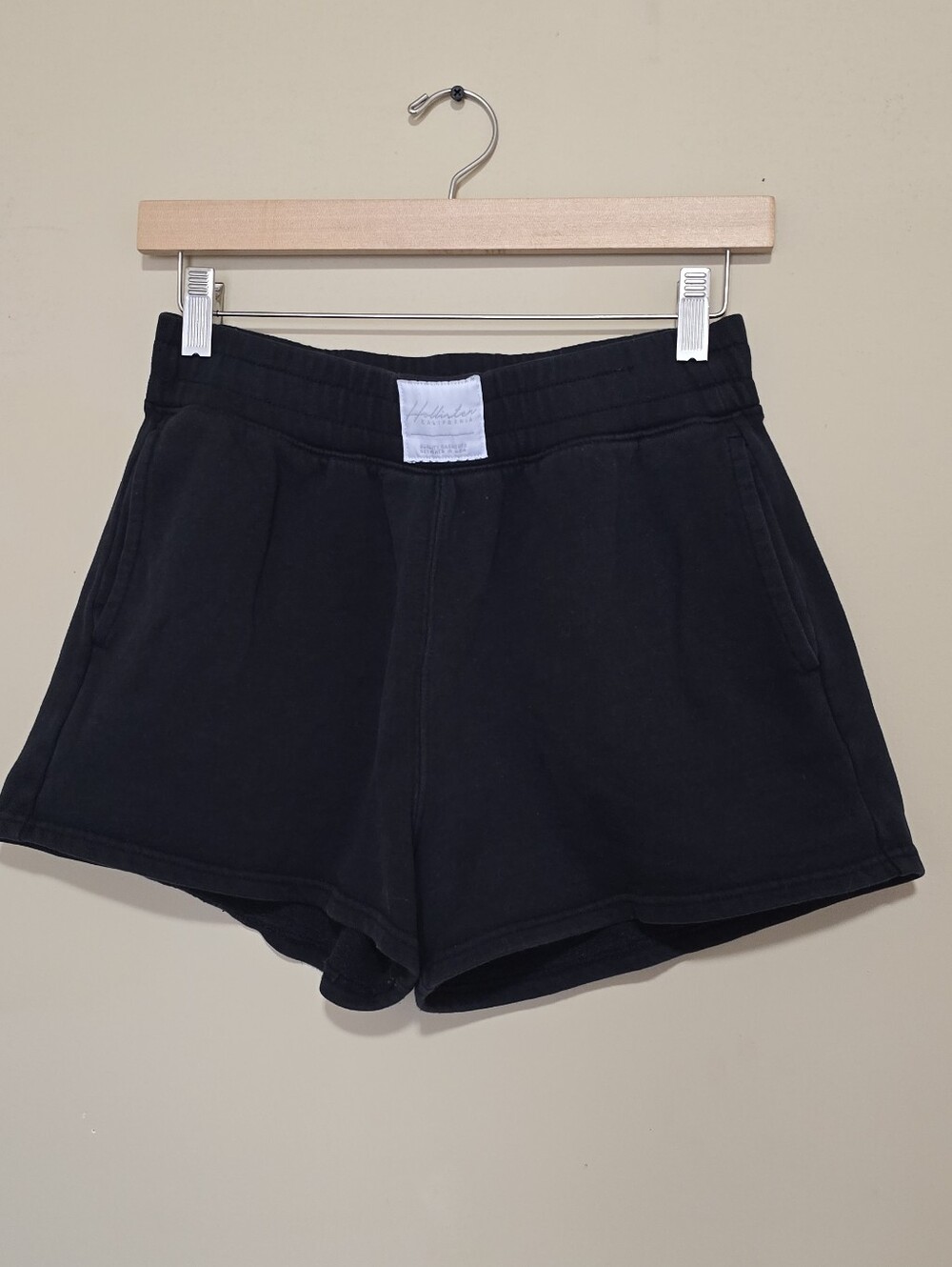Hollister Black Athletic Lounge Shorts